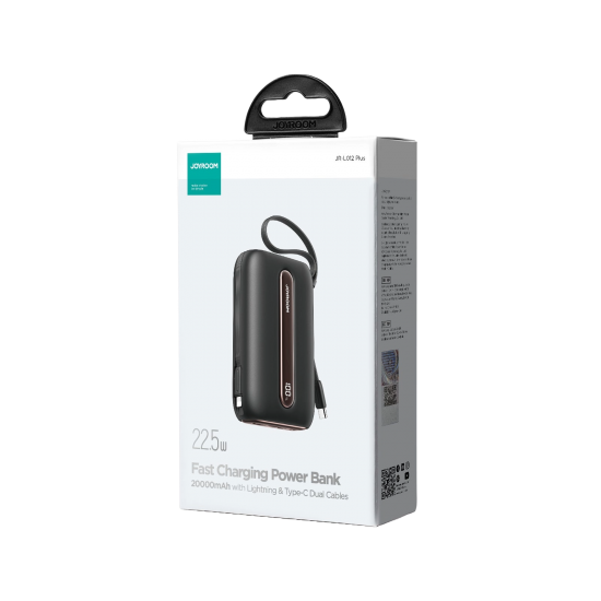 Power Bank Mobile Joyroom Mini 22.5W 20000Mah JR-L012 Plus Black